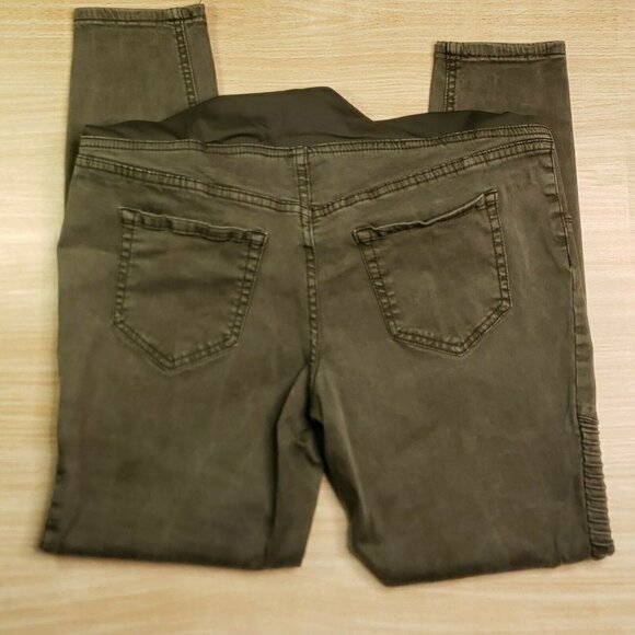 Isabel Maternity Green Skinny Jeans 4 - Picture 2 of 7